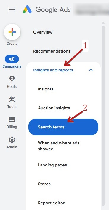 How To Find Search Terms In Google Ads